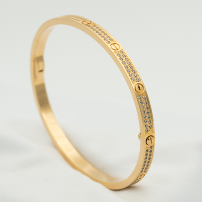 [✨ROSE✨]LOVE BRACELET 3.65MM DIAMOND-PAVED