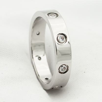 [✨ROSE✨]LOVE RING 3.6MM 8 DIAMONDS