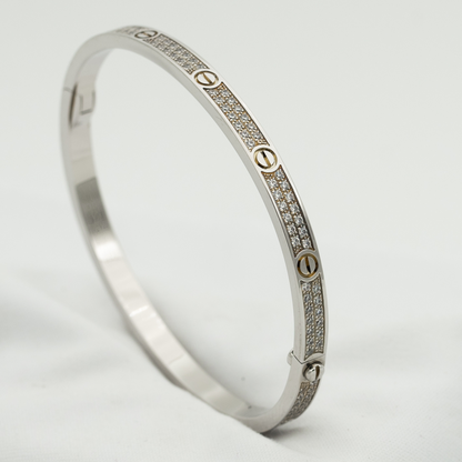[✨ROSE✨]LOVE BRACELET 3.65MM DIAMOND-PAVED