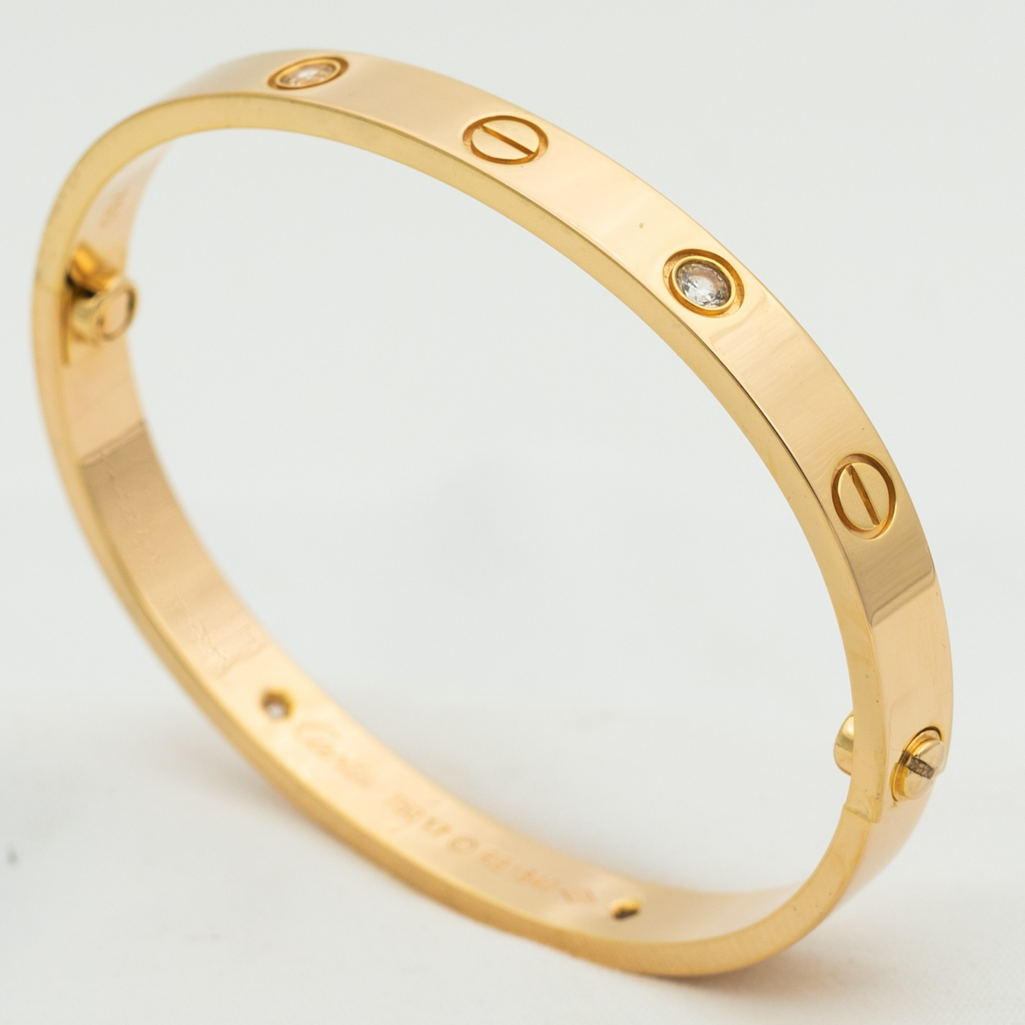 [✨ROSE✨]LOVE BRACELET 6.1MM 4 DIAMONDS