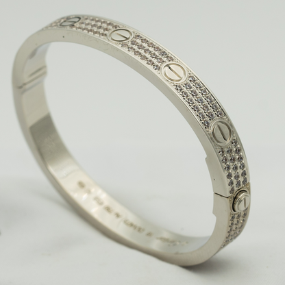 [✨ROSE✨]LOVE BRACELET 6.1MM DIAMOND-PAVED