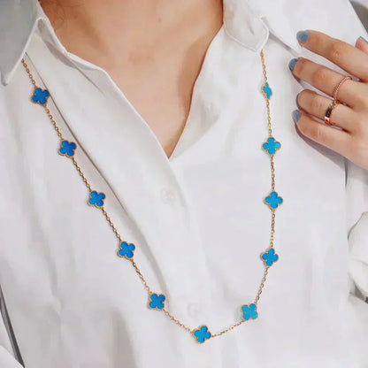 [✨ROSE✨]CLOVER 20 MOTIFS TURQUOISE GOLD