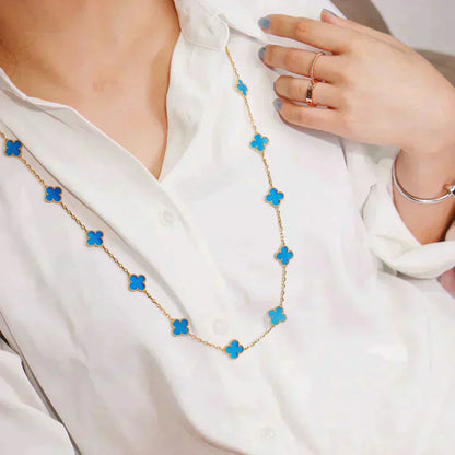 [✨ROSE✨]CLOVER 20 MOTIFS TURQUOISE GOLD