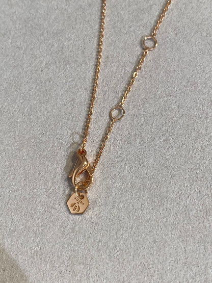 [✨ROSE✨]BEE LOVE DIAMOND NECKLACE