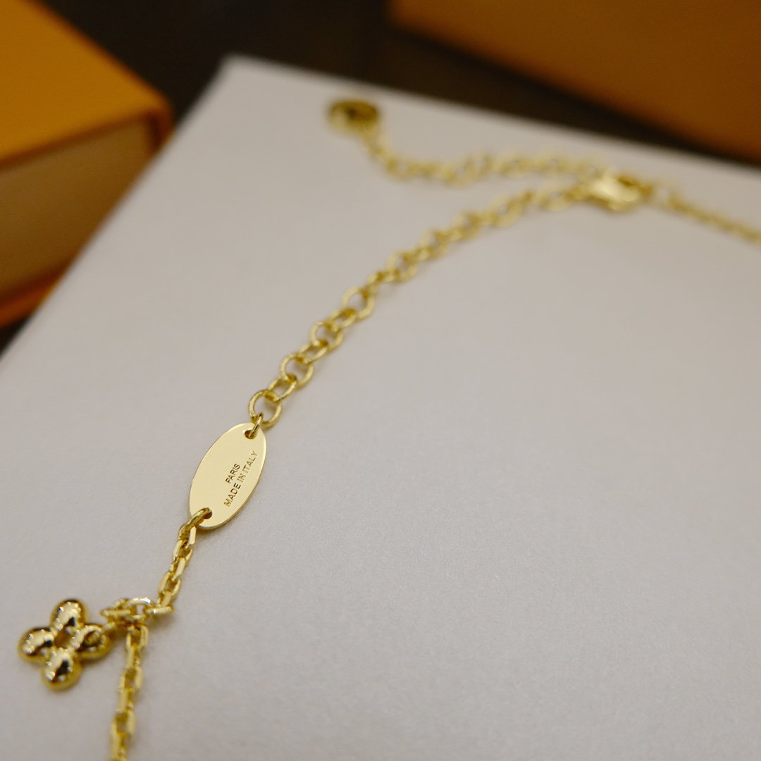 [✨ROSE✨]BLOOMING SUPPLE NECKLACE BRASS