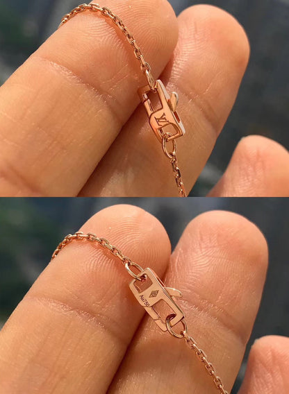 [✨ROSE✨]BLOSSOM PENDANT PINK GOLD AND DIAMOND