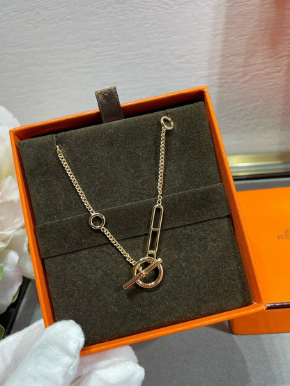 [✨ROSE✨]HM STERLING CHAINE D'ANCRE HEART