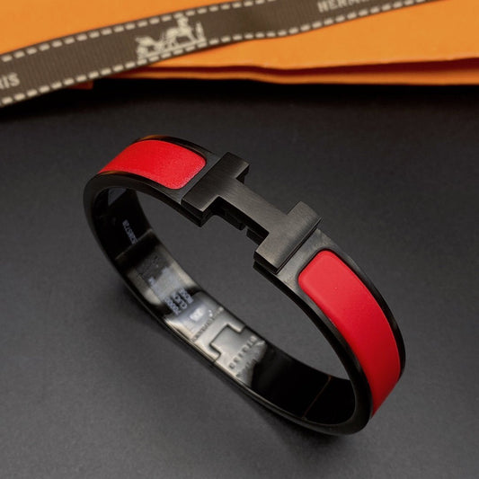 [✨ROSE✨]CLIC HM SO BLACK RED BRACELET