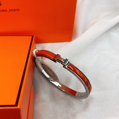 [✨ROSE✨]CLASSIC HM CLIC RED 8MM ENAMEL BRACELET