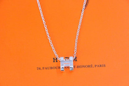 [✨ROSE✨]HM NECKLACE H LETTER OVAL SERIES