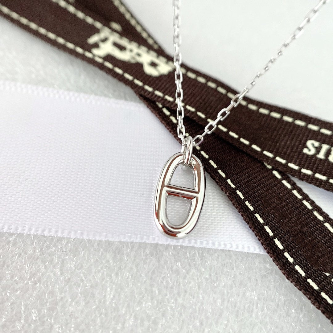 [✨ROSE✨]HM PIG NOSE NECKLACE