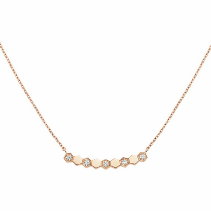 [✨ROSE✨]BEE MY LOVE DIAMOND NECKLACE