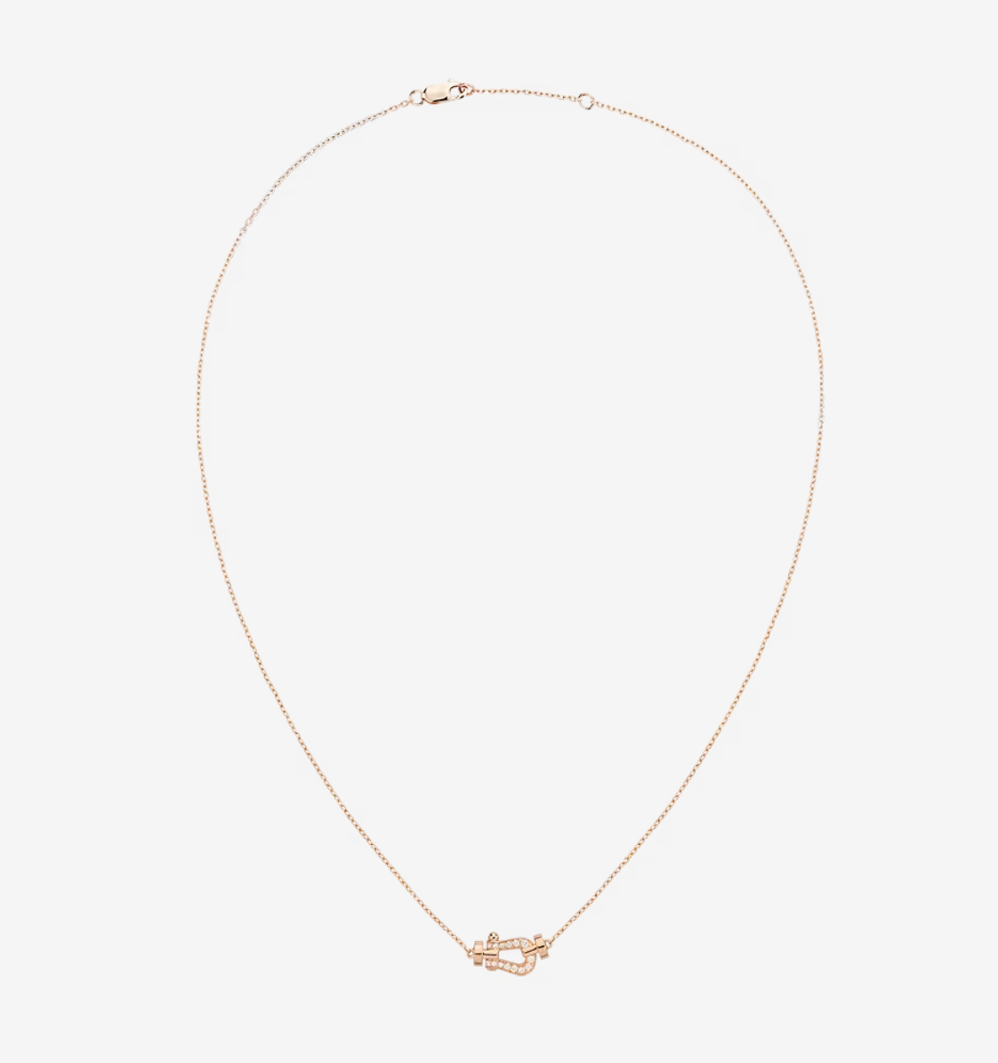 [✨ROSE✨]FORCE 10 DIAMOND PINK GOLD NECKLACE MINI MODEL