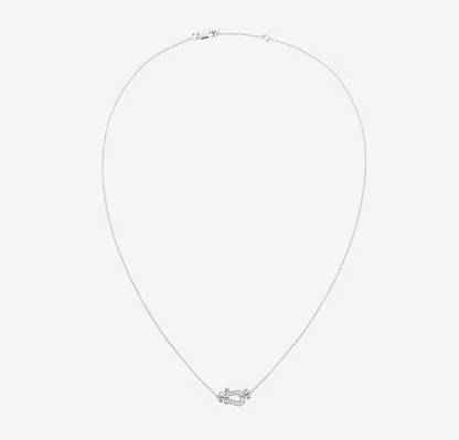 [✨ROSE✨]FORCE 10 DIAMOND SILVER NECKLACE MINI MODEL