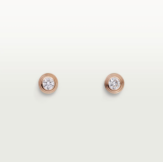 [✨ROSE✨]DAMOUR DIAMOND EARRINGS