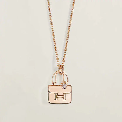 [✨ROSE✨]AMULETTE PEDANT ROSE GOLD NECKLACE