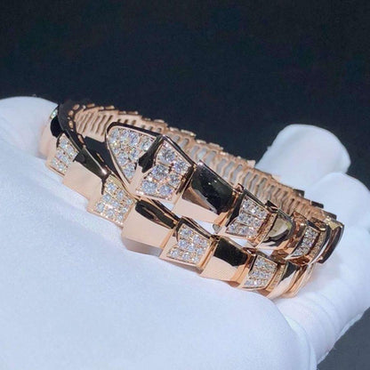 [✨ROSE✨]SERPENTI BRACELET PINK GOLD DIAMOND