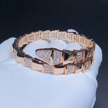 [✨ROSE✨]SERPENTI BRACELET PINK GOLD DIAMOND