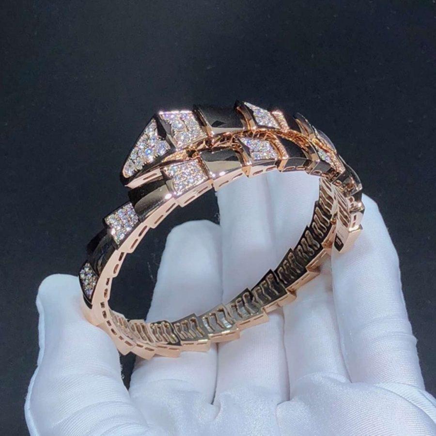 [✨ROSE✨]SERPENTI BRACELET PINK GOLD DIAMOND