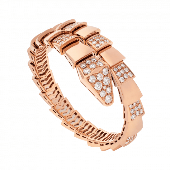[✨ROSE✨]SERPENTI BRACELET PINK GOLD DIAMOND