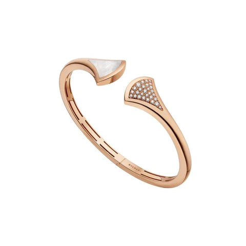 [✨ROSE✨]DREAM BRACELET OPEN PINK GOLD MOP DIAMOND