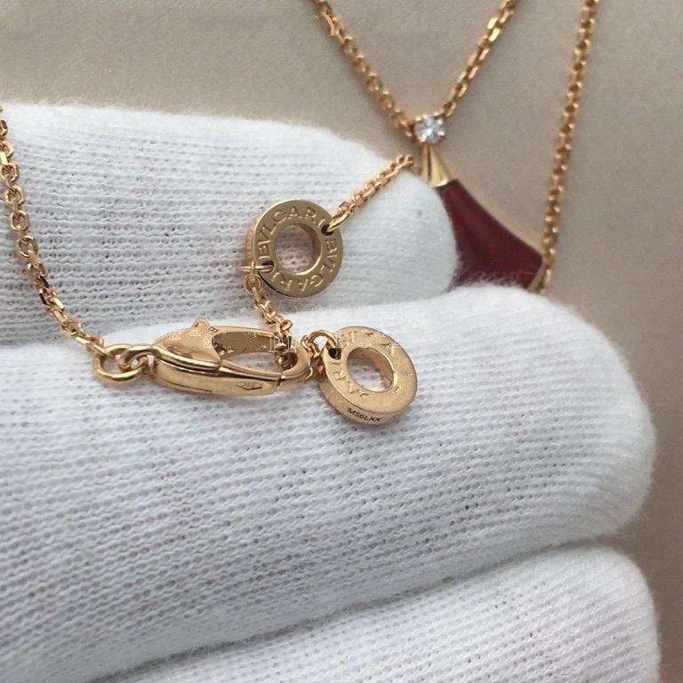 [✨ROSE✨]DREAM NECKLACE CARNELIAN 1 DIAMOND