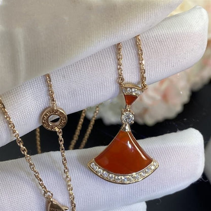 [✨ROSE✨]DREAM NECKLACE CARNELIAN DIAMOND