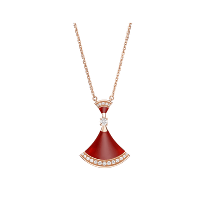 [✨ROSE✨]DREAM NECKLACE CARNELIAN DIAMOND