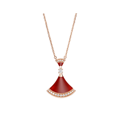 [✨ROSE✨]DREAM NECKLACE CARNELIAN DIAMOND