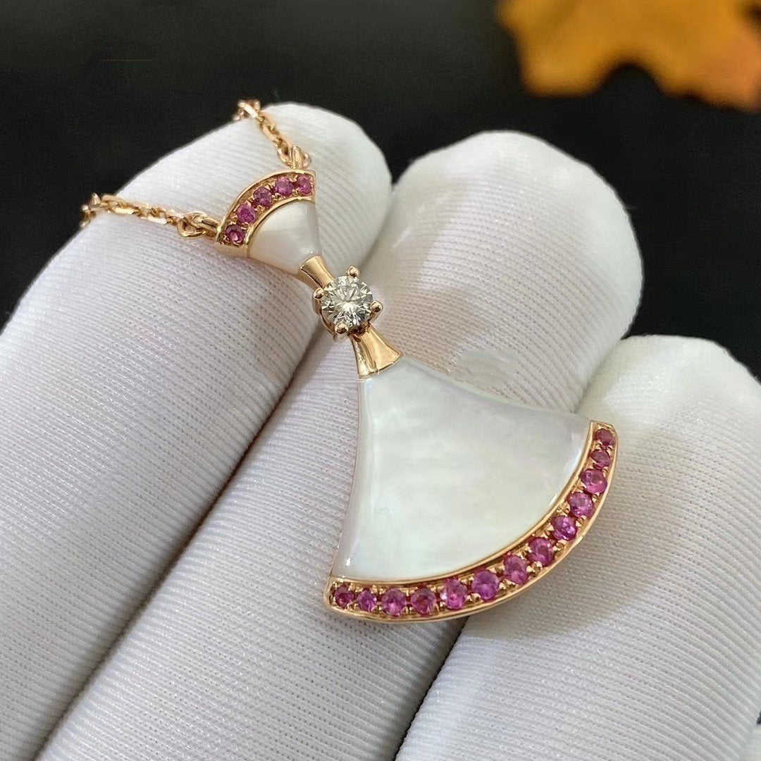 [✨ROSE✨]DREAM NECKLACE MOP PINK DIAMOND