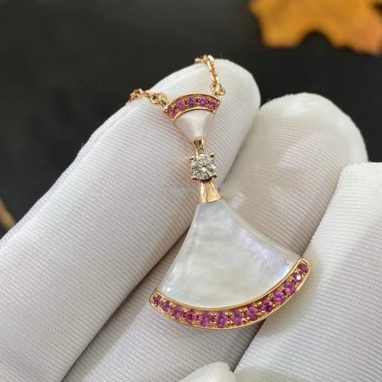 [✨ROSE✨]DREAM NECKLACE MOP PINK DIAMOND