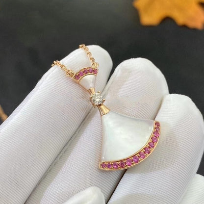 [✨ROSE✨]DREAM NECKLACE MOP PINK DIAMOND