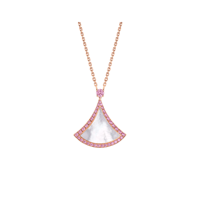 [✨ROSE✨]DREAM NECKLACE MOP DIAMOND PINK