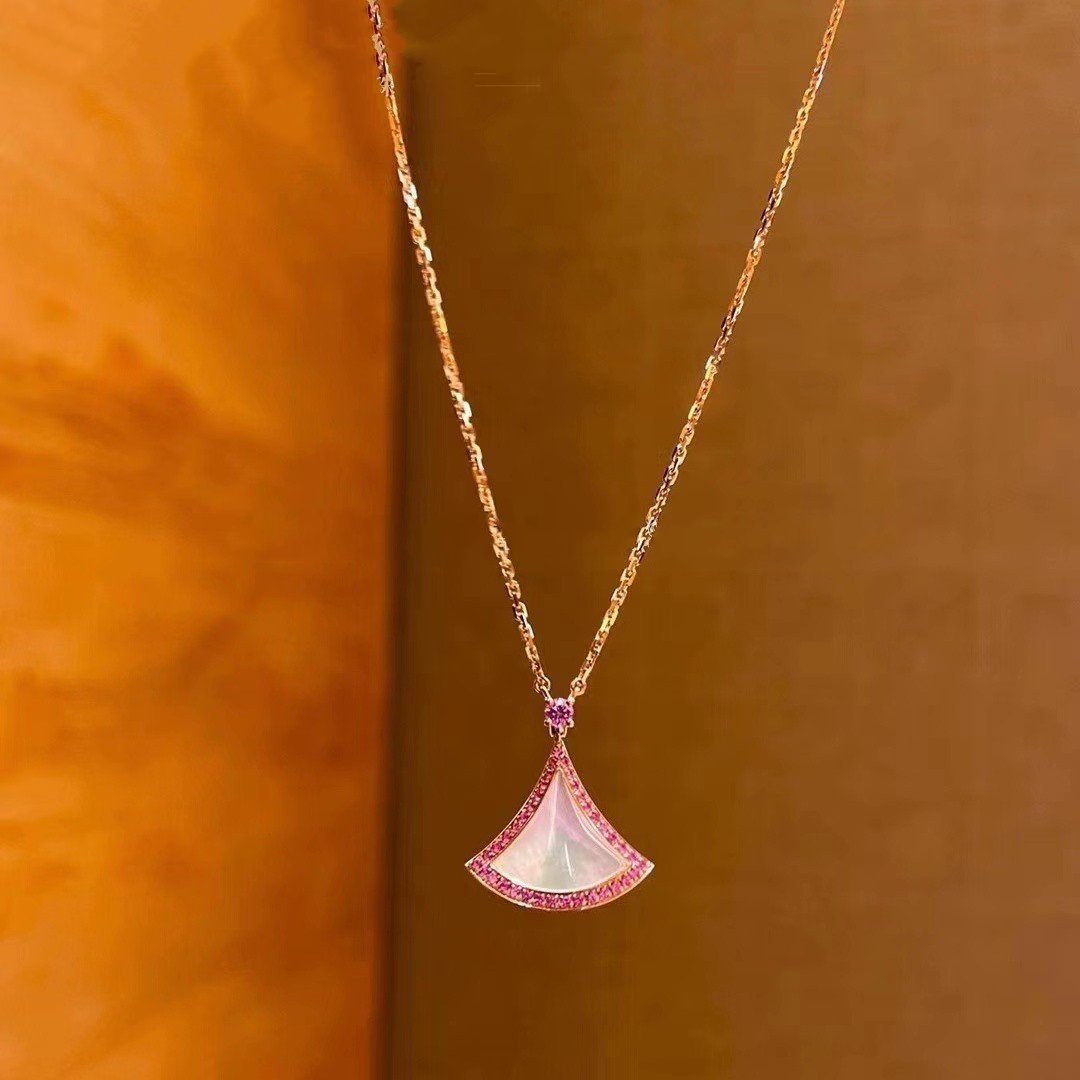 [✨ROSE✨]DREAM NECKLACE MOP DIAMOND PINK