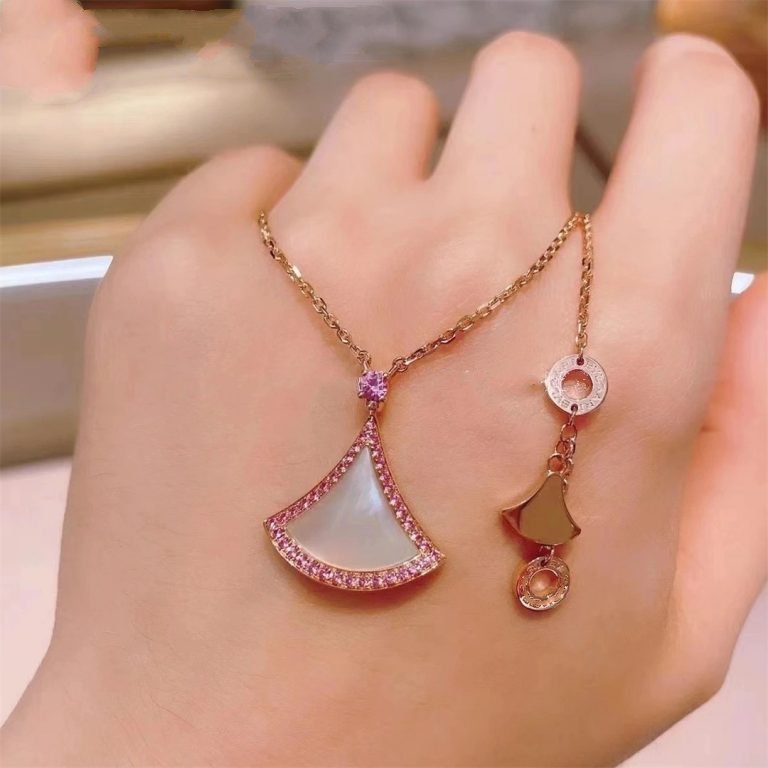 [✨ROSE✨]DREAM NECKLACE MOP DIAMOND PINK