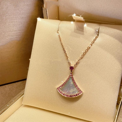 [✨ROSE✨]DREAM NECKLACE MOP DIAMOND PINK