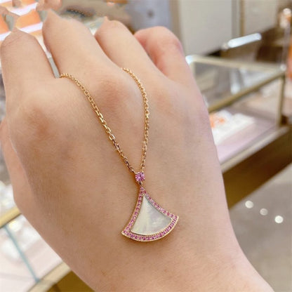 [✨ROSE✨]DREAM NECKLACE MOP DIAMOND PINK
