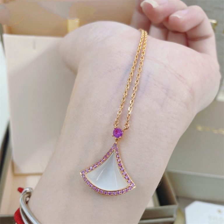 [✨ROSE✨]DREAM NECKLACE MOP DIAMOND PINK