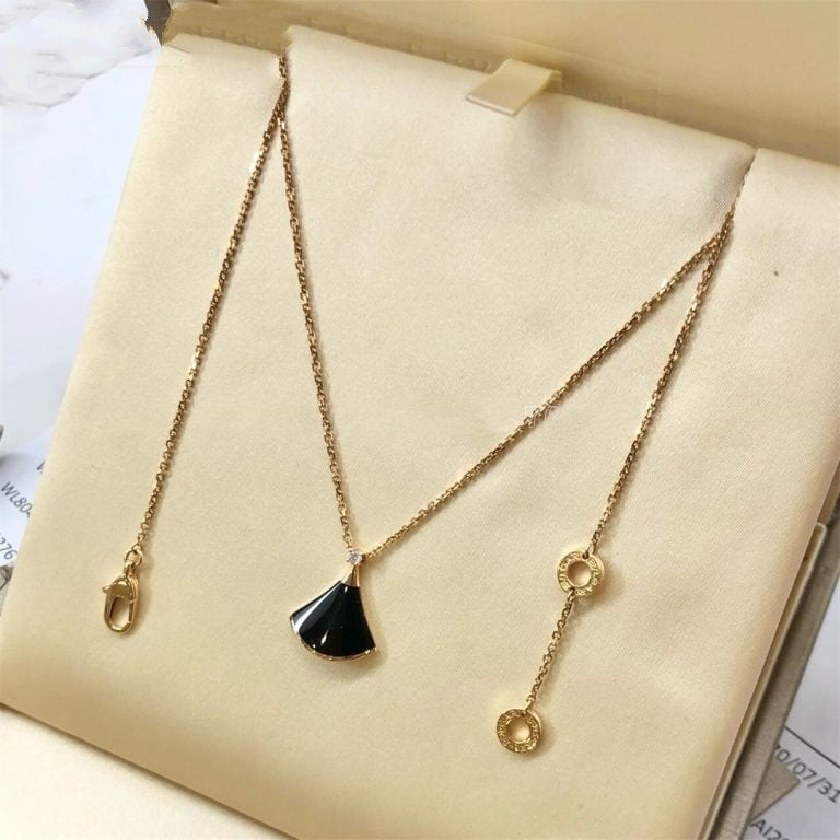 [✨ROSE✨]DREAM NECKLACE ONYX 1 DIAMOND