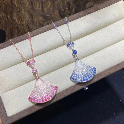 [✨ROSE✨]DREAM NECKLACE AGATE SILVER DIAMOND