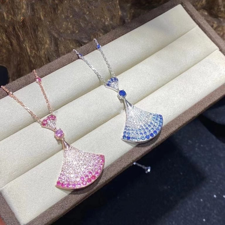 [✨ROSE✨]DREAM NECKLACE AGATE SILVER DIAMOND