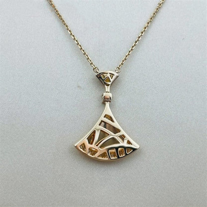 [✨ROSE✨]DREAM NECKLACE PINK GOLD DIAMOND