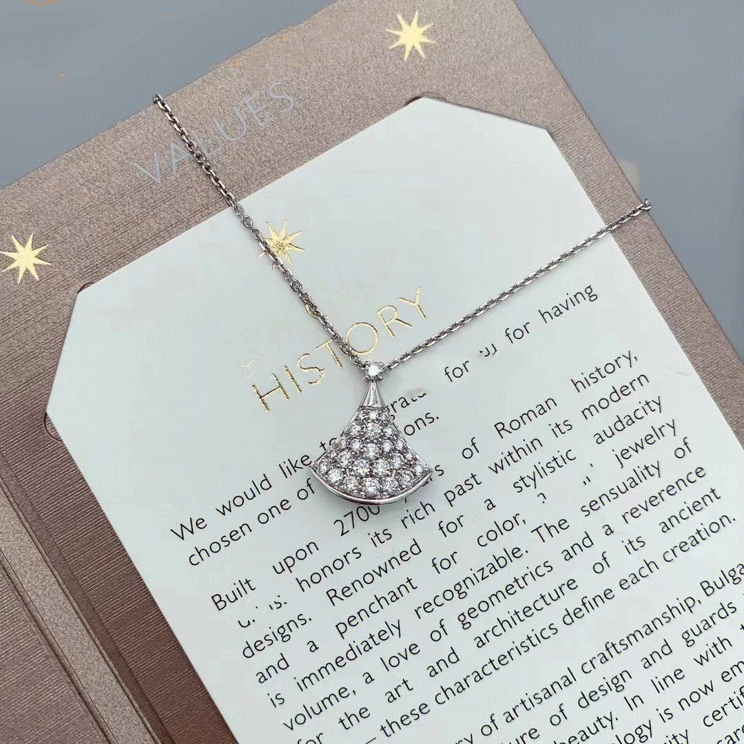 [✨ROSE✨]DREAM NECKLACE SILVER DIAMOND
