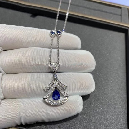 [✨ROSE✨]DREAM NECKLACE AGATE DIAMOND SILVER