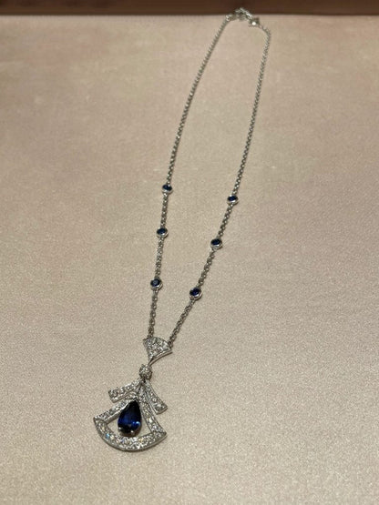 [✨ROSE✨]DREAM NECKLACE AGATE DIAMOND SILVER