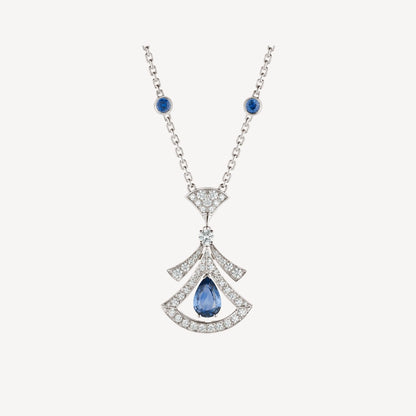[✨ROSE✨]DREAM NECKLACE AGATE DIAMOND SILVER