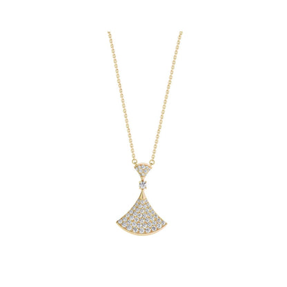 [✨ROSE✨]DREAM NECKLACE GOLD FULL DIAMOND