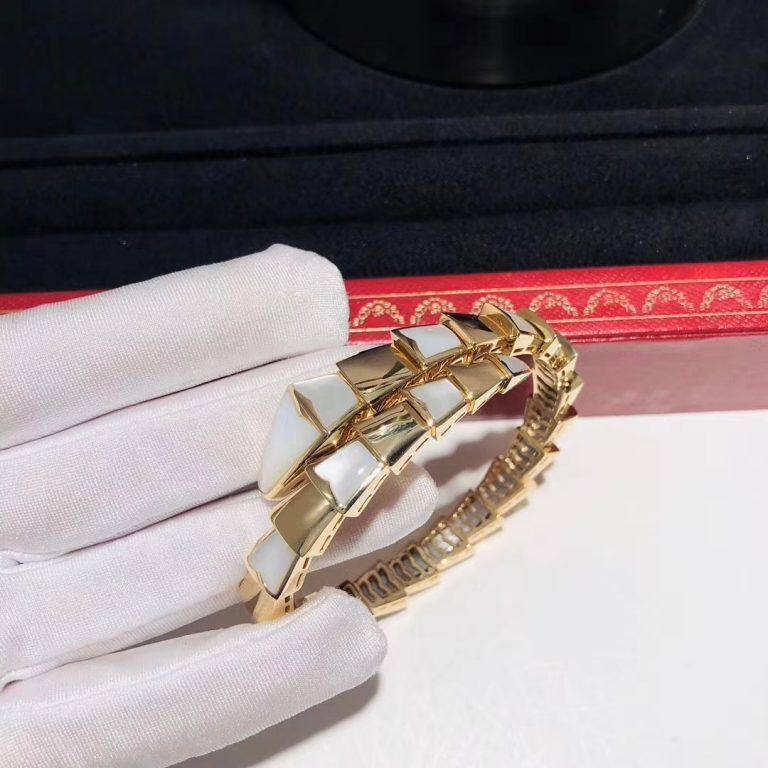 [✨ROSE✨]SERPENTI BRACELET MOP GOLD