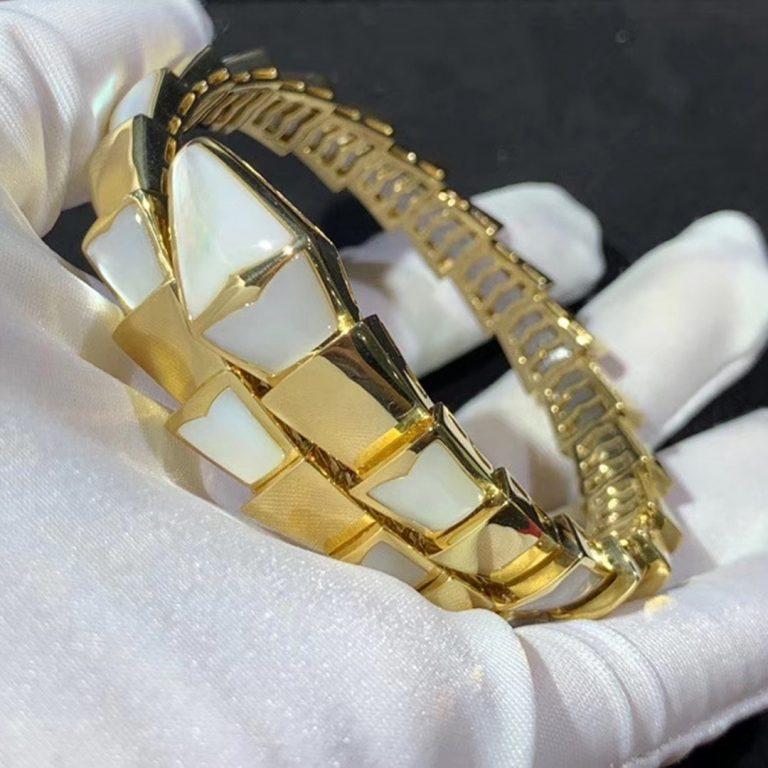 [✨ROSE✨]SERPENTI BRACELET MOP GOLD
