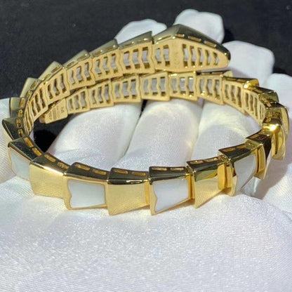 [✨ROSE✨]SERPENTI BRACELET MOP GOLD
